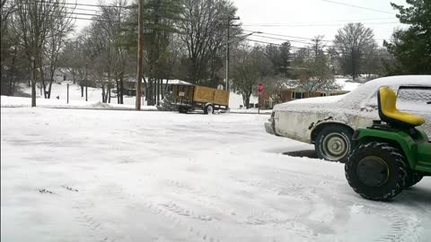 Plowing The Drive