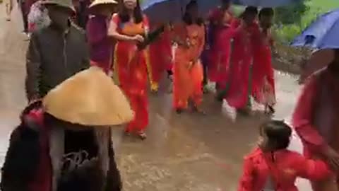 Strange festival in Bac Ninh,Vietnam