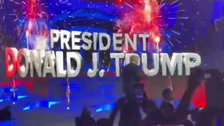 Donald Trump Introduced To Massive Applause At Turning Point Rally