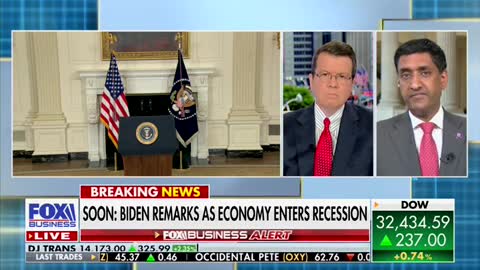 Fox Business' Neil Cavuto Challenges Ro Khanna On Recession