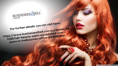 Beauty Salon for sale in Melbourne