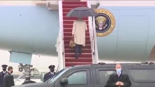 Biden Almost Falls AGAIN Boarding Air Force One