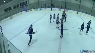Hockey goal break away