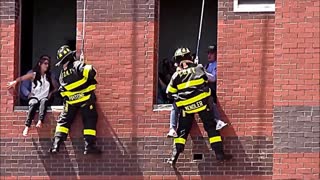Fireman Surprises Girlfriend With A Marriage Proposal During A Drill