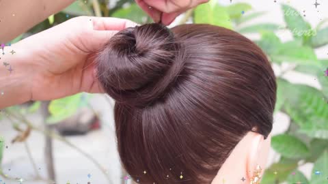 Easy and amazing juda hairstyle with bun stick || Bunstick Bun Hairstyles