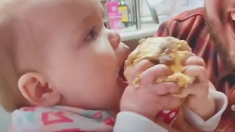 Watch this baby's hilarious reaction to 1st taste of ice cream 2021
