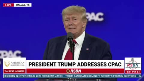 President Trump having Fun at CPAC
