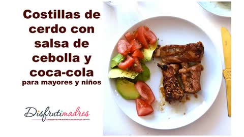 Receta costillas con coca cola y cebolla