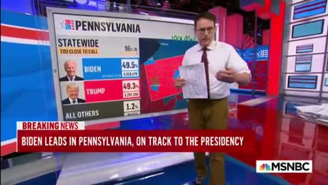 MSNBC thinks PA could swing back to Trump