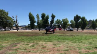 EMT Helicopter Start Up and Fly away