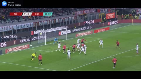 MILAN vs CAGLIARI HIGHLIGHTS Milan cruise to next round Coppa Italia Frecciarossa 2023-2024