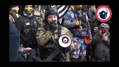 MAGA, BLM, PROUD BOYS, BLACK PANTHERS AND BOOGALOO BOYS COME TOGETHER TO PROTEST