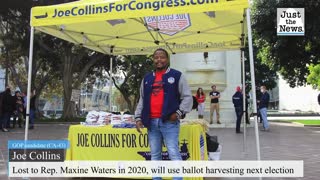 Joe Collins, defeated GOP challenger to Maxine Waters, vows to use ballot harvesting in rematch