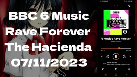BBC 6 Music The Hacienda 07/11/2023