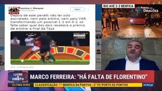 Marco Ferreira: «Há penalti e fora de jogo»