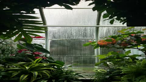 Rain On Window with Thunder SoundsㅣHeavy Rain for Sleep, Study and Relaxation
