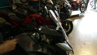 Lidlox Helmet Lock Installation on a Yamaha FJ09