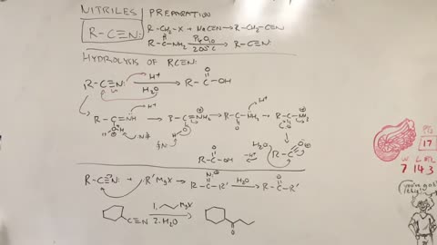 Nitrile reactions