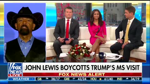 Sheriff Clarke, Eboni Williams Have Tense Exchange Over Relevance of Rep. John Lewis