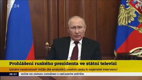 Projev Vladimira Putina 21.02.2022