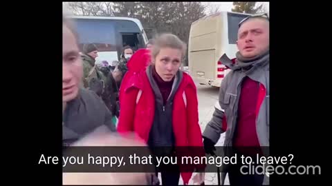 Testimony from Ukraine citizens: They were being used as human shields in Mariupol.