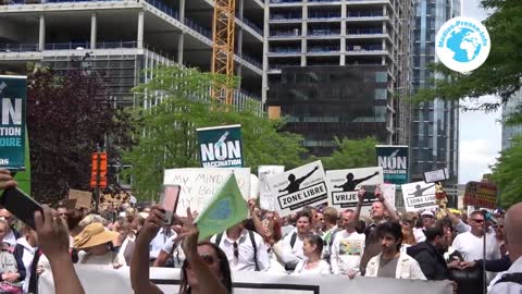 Manifestation contre l'obligation "vaccinale" des soignants