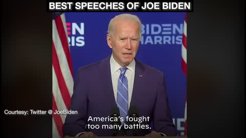 Joe Biden has spoken up about a variety of issues that concern the American public.