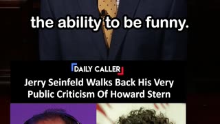Jerry Seinfeld Says Howard Stern Lacks ‘Comedy Chops'