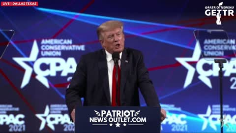 Patriot News Outlet Live | CPAC Texas 2021 | President Trump's Full Speech | GETTR @PatriotNews4U