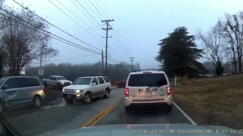 Car Dash Cam Accident Video