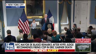 Bill De Blasio holds press conference on Eric Garner case