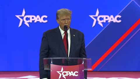 President Donald Trump Speaks at CPAC in DC 2024