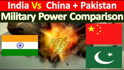 Indian military vs china military and Pakistan power cparisom !