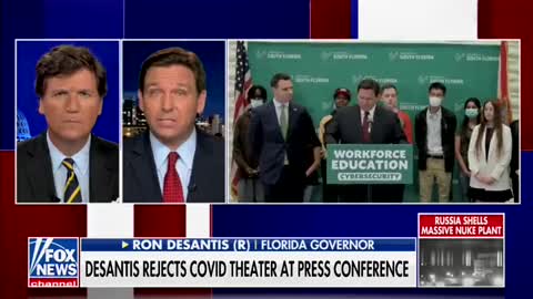 Ron DeSantis responds to critics after asking students to un-mask and stop the "COVID theatre"