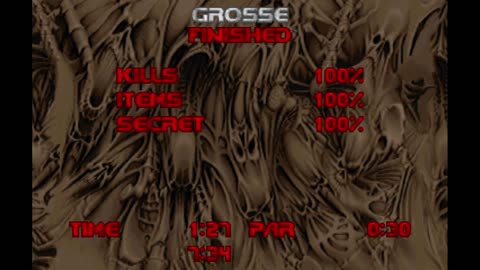 Doom II secret levels - Wolfenstein (level 31) & Grosse (level 32) - 100% completion