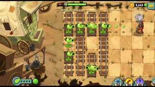 Plants vs Zombies 2 Wild West Day 4