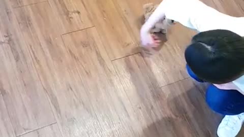 Adorable Running Pup