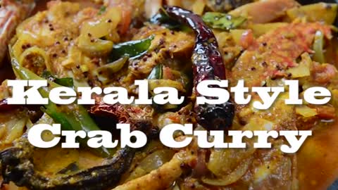 Yummy Crab Curry,Kerala Style Recipe