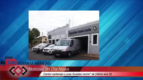 32YO PORTUGUESE SINGER LUCAS GUEDES - DIES SUDDENLY DUE TO CARDIAC ARREST (NON ENGLISH)