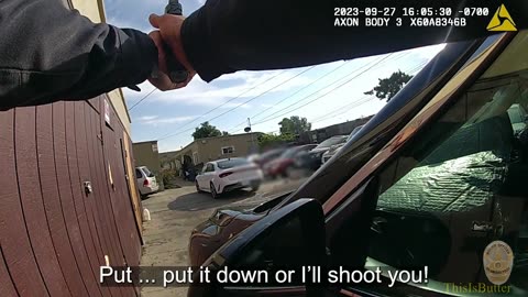 LAPD release bodycam of officers shooting a man who was armed with an assault rifle and shotgun