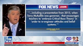 Hannity: McAuliffe Is in Panic Mode