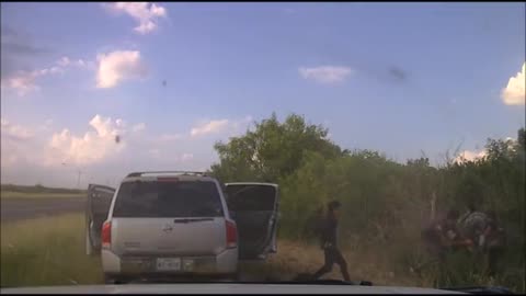 WILD Dashcam Video of Human Smuggler Car Chase Ends with a Dozen Illegals Spilling Out of Van