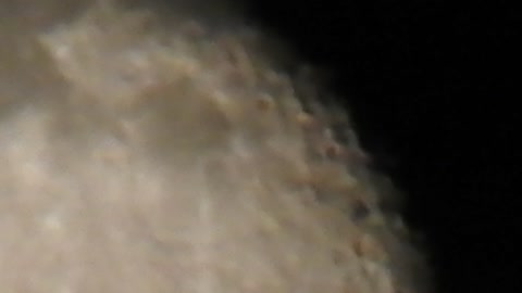 Super Zoom Captures Up-Close Footage Of The Moon