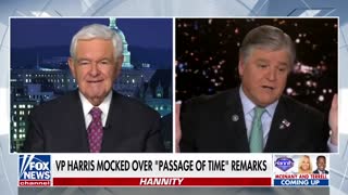 WATCH: Newt Gingrich Pulls NO Punches on Kamala Harris