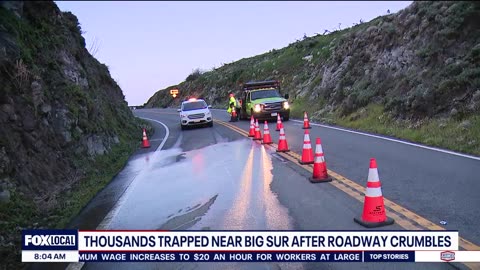 Big Sur washout 1,600 trapped after Highway 1 collapses
