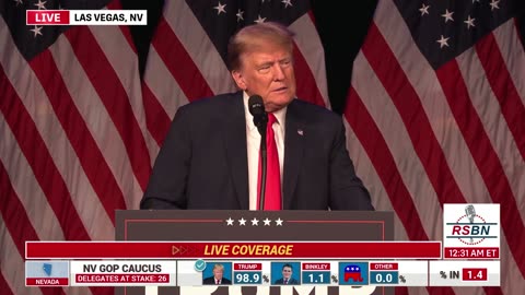 FULL SPEECH: Election Night in Nevada from the Trump Campaign Watch Party - 2/8/24