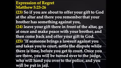 Expression Of Regret