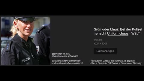 Polizei Uniform Chaos Deutschland