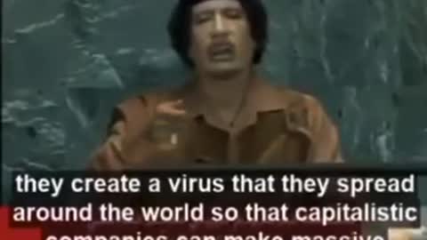 Muammar Gaddafi: The Vaxx Vaccine Agenda Exposed