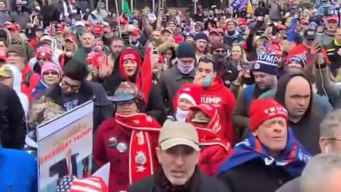 WATCH: Millions of Trump Supports Recite Lord's Prayer In Freedom Plaza in DC!